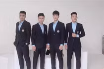 Đọ độ "nam thần" của các cầu thủ U23 Việt Nam khi diện suit