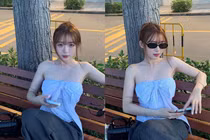 Hot TikToker đời đầu Kim Chung Phan khoe sắc vóc như thiên thần