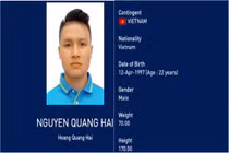 BTC nhẫm lẫn thông tin U22 Việt Nam: Quang Hải bị Tiến Linh "nhập"