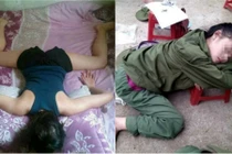 Những tư thế ngủ bá đạo của hội chị em gây sốt mạng xã hội