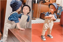 Diện đồ cực bảnh, bé Ú nhà "công chúa béo" Quỳnh Anh gây sốt