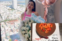 Bạn gái Đặng Văn Lâm khoe quà sinh nhật siêu to khủng lồ