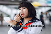 Anh chàng phá nát hình tượng nữ sinh Nhật bị chế ảnh tơi bời