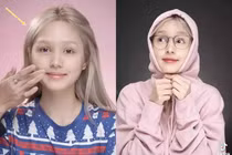 Đu trend biến hình đỉnh cao Xoài Non lộ rõ nhan sắc thật 