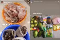 Trai xinh gái đẹp khoe được tiếp tế thực phẩm khi giãn cách xã hội