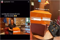 Dùng đồ này đựng bỉm cho con, vợ Duy Mạnh chứng tỏ độ chơi