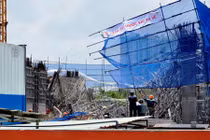 Thi thể 3 nạn nhân sập giàn giáo được đưa về quê