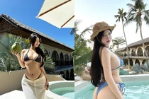 “Cô bé bán quần áo” hot nhất Sài thành diện bikini "bé xíu"