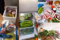 Sau nghỉ lễ, dân mạng khoe "chiến lợi phẩm" ăn cả tháng không hết