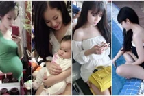 Mẹ bỉm sữa rộ trào lưu khoe dáng xinh, gợi cảm sau sinh 