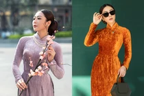 Vợ cũ "vua cá koi" diện áo dài dạo phố Sài Gòn