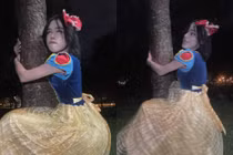 Cosplay Bạch Tuyết "ngã cây", Trần Đức Bo khiến netizen nóng mắt