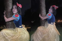 Cosplay Bạch Tuyết "ngã cây", Trần Đức Bo khiến netizen nóng mắt