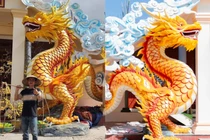 Xuất hiện linh vật Rồng ai vào ngắm cũng phải trầm trồ "chuẩn nam vương"