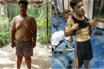 Quyết tâm "thả thính" gái xinh, chàng béo lột xác không tưởng