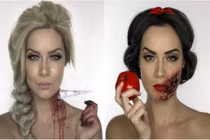 Rùng rợn với bộ ảnh make-up Halloween của kiều nữ người Anh