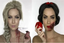 Rùng rợn với bộ ảnh make-up Halloween của kiều nữ người Anh