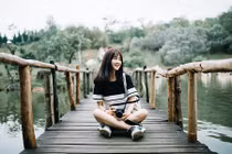 Hot girl trà sữa đẹp như nắng mai tại Đà Lạt