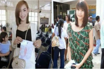 Bóng hồng chuyển giới Thái Lan đi khám... nghĩa vụ quân sự