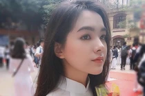 Nữ sinh 10X Trần Phú khoe ảnh áo dài trước khai giảng đẹp hút hồn 
