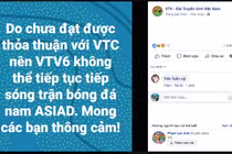 VTC thẳng tay cắt sóng Asiad 2018 “cho” VTV, dân mạng nói gì?