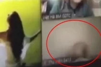 Xôn xao nữ sinh lộ clip nóng khi học online vì quên tắt camera