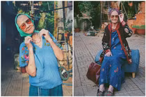 Bà ngoại U90 lên đồ cực chất, gương mặt đứng sau mới đáng gờm