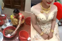 Những cô dâu bất ngờ nổi tiếng trên mạng