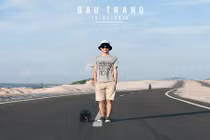 Cung đường cát trắng đẹp nhất VN níu chân phượt thủ