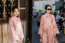 Phu nhân TGĐ Saigon Square xúng xính áo dài đón Tết