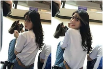 Hot girl gây sốt mạng với biểu cảm thay đổi trong "tích tắc"