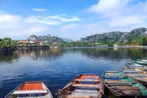 “Lạc trôi” trước cảnh đẹp Thung Nham dịp cuối tuần