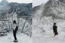 Giới trẻ thích thú với “núi tuyết trời Âu” ngay gần Hà Nội 