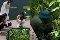 Mải chụp ảnh sống ảo, cô gái rơi xuống khe Cầu Mây - Tam Đảo