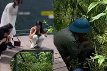 Mải chụp ảnh sống ảo, cô gái rơi xuống khe Cầu Mây - Tam Đảo