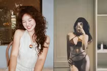 Con gái hoa khôi bóng chuyền Kim Huệ lên đồ cực cháy