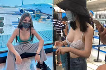 Hội chị em lên đồ ra sân bay chẳng khác nào đi biển