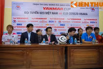 U23 Việt Nam đủ đội hình đấu với Cerezo Osaka