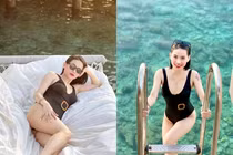 Hậu lùm xùm review, "chiến thần" Võ Hà Linh diện bikini khoe body