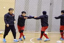 Thời tiết xấu, U23 Việt Nam phải tập trong nhà