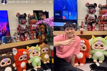 "Chủ tịch" Văn Toàn đập hộp 4 "bé ba" 1000% khiến netizen trầm trồ