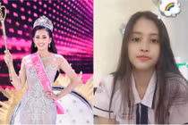 Dân mạng khen Hoa hậu Trần Tiểu Vy: “Để mặt mộc xinh hơn khi trang điểm“