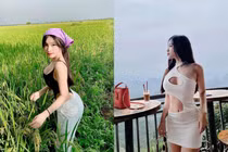 Mặc gợi cảm quá mức đi cấy lúa, gái xinh lên tiếng thanh minh