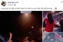 Sau nghi án bán dâm, Á hậu Thái Mỹ Linh khoe ảnh đi bar hít bóng cười
