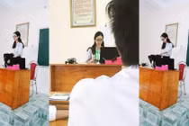 Cô giáo trẻ khiến học sinh “ngược nắng, ngược gió” để đến nhà tặng hoa