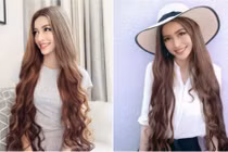 Hot girl gốc Việt và mái tóc đẹp khiến dân mạng "phát hờn"