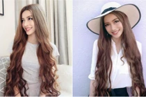 Hot girl gốc Việt và mái tóc đẹp khiến dân mạng "phát hờn"
