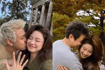 Cuối cùng "hot girl tạp hóa" Hàn Hằng cũng được bạn trai cầu hôn