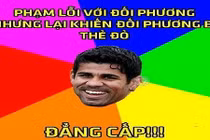 Ảnh chế: Costa là “kịch sĩ” thành công nhất tuần qua