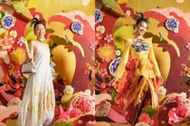 Không nhận ra "tiểu tiên cá" Ánh Viên trong bộ ảnh đón Tết